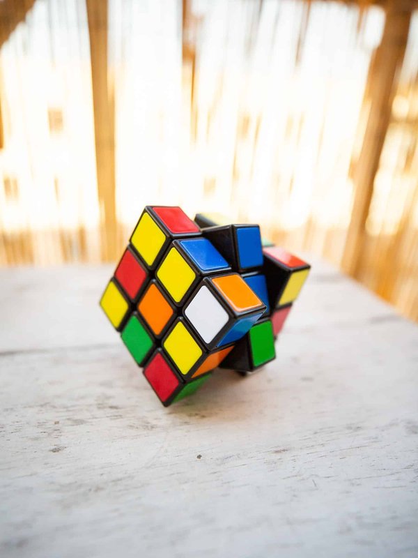 Comment faire une face de rubik's cube : les détails